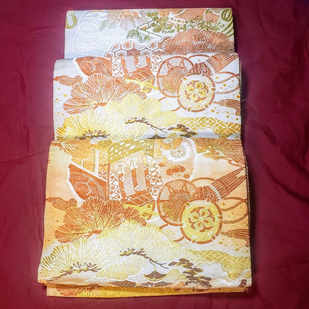 Vintage Brocade Japanese Obi